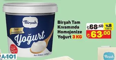 BİRŞAH HOMOJENİZE YOĞURT BİRŞAH HOMOJENİZE YOĞURT
